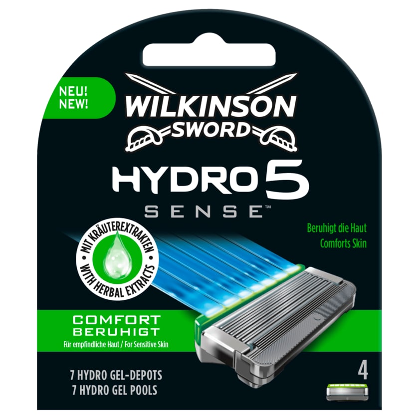 Wilkinson Sword Hydro 5 Sense Comfort Klingen 4 Stück